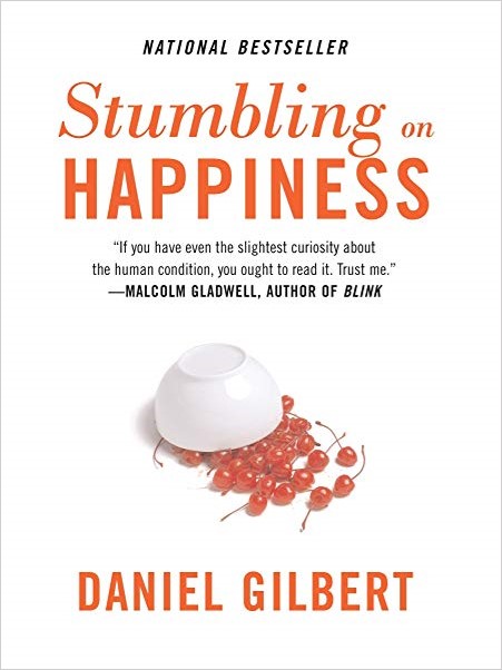 Stumbling on Happiness book cover. By Daniel Gilbert