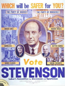 Adlai Stevenson Campaign poster